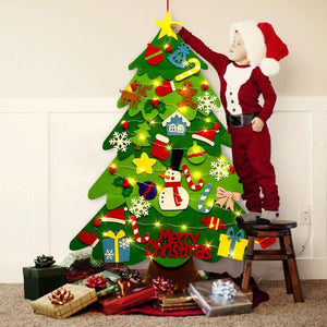 Árvore Criativa de Natal Kids 32  Peças + Led
