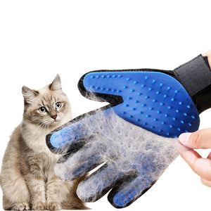 Luva de Silicone para escovar seu Pet