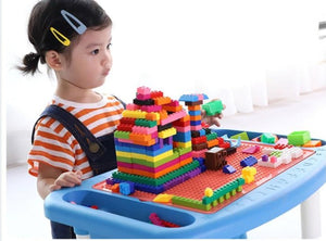 Mesa Kids Construção - 308 peças de Blocos