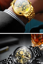 Carregar imagem no visualizador da galeria, Relógio NEKTOM Top Brand Luxury Gold
