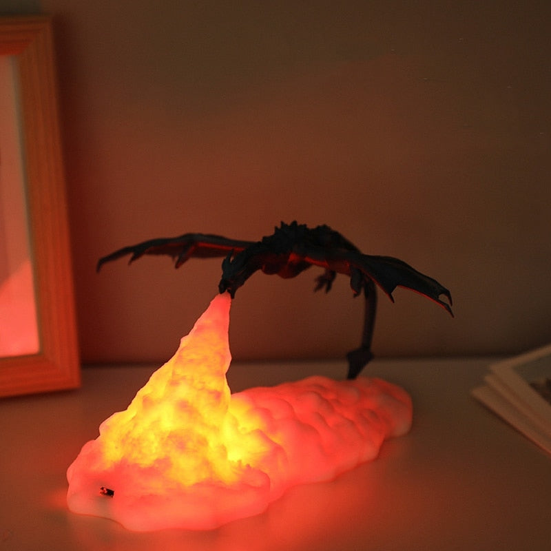 Luminária Decorativa Dragon 3D